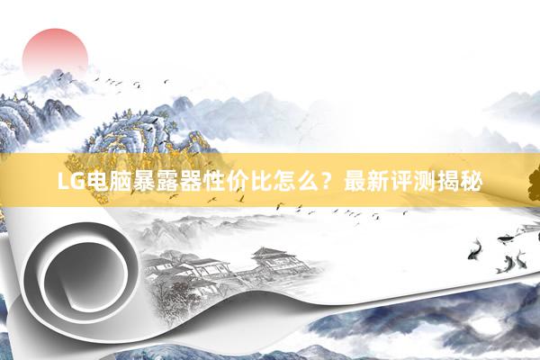 LG电脑暴露器性价比怎么？最新评测揭秘