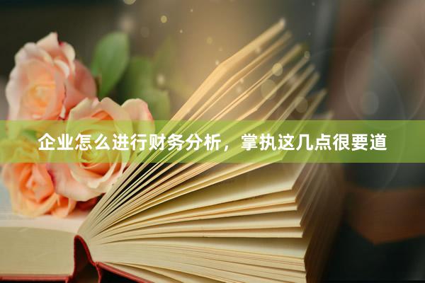 企业怎么进行财务分析，掌执这几点很要道