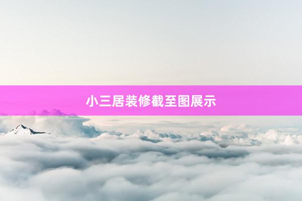 小三居装修截至图展示